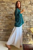 Conrad Grunge Loose Cotton Knit Lagoon